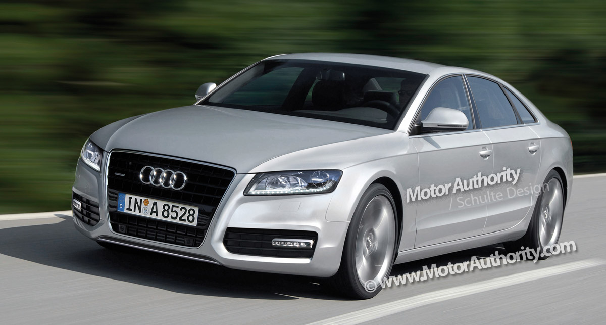 Luxury 2011 Audi A8 in silver color
