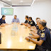 Damian Selci mantuvo una reunión con las nuevas autoridades policiales del distrito.