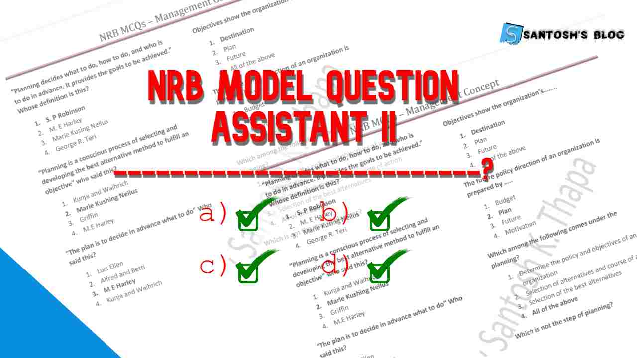 nepal-rastra-bank-first-paper-model-question-assistant-second