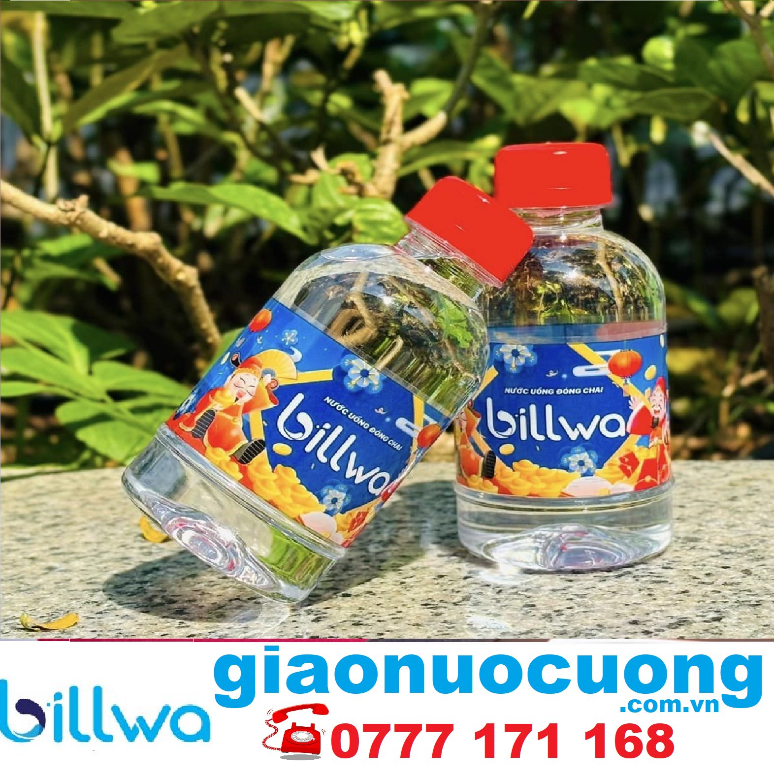 Nước chai mini Billwa 220ml- Thùng 24 chai