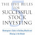 The five rules for successful stock investing - Pat Dorsey