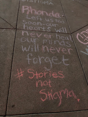 Rhonda left us too sooon - our hears will never heal, our minds will never forget #storiesnotstigma