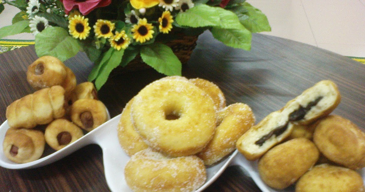 Dapur Comel Bidadarimu Hisham.: Roti Sesej Goreng, Donut 