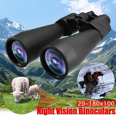 20-180x100 HD Zoom Binoculars Optic Low Light Level Night Vision Telescope Camping Trav