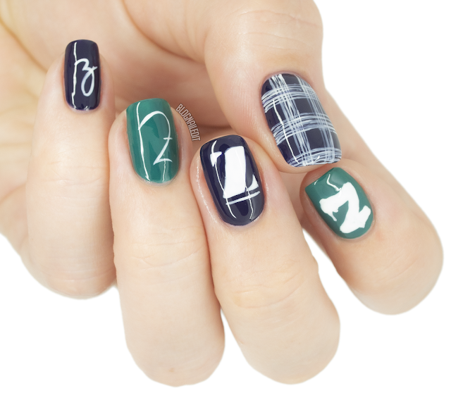 letter nail art