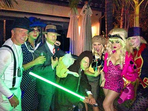 Derek Hough, Julianne, Fergie, Ryan Seacrest and friends