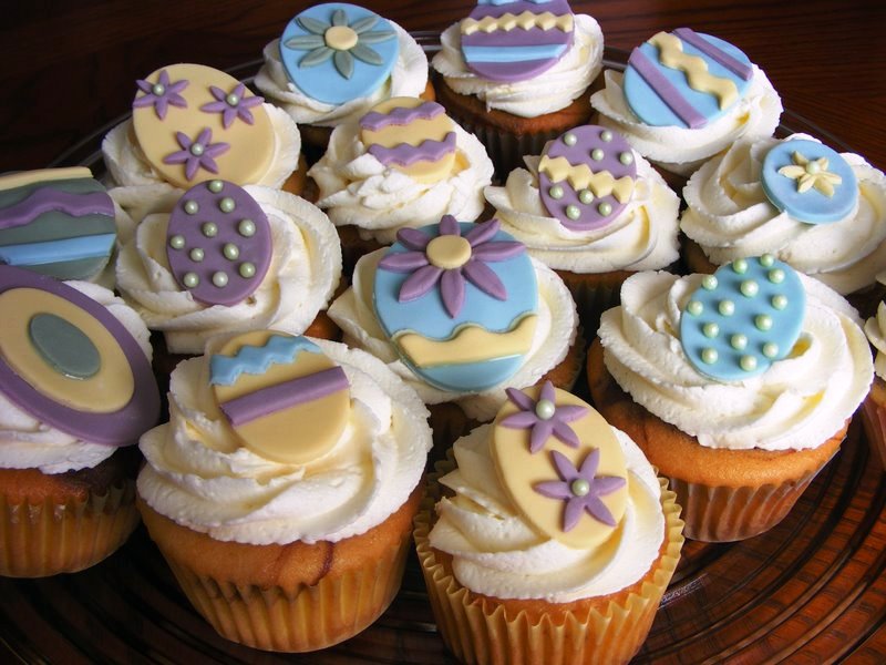 mini cupcakes for easter. mini Easter+fondant+
