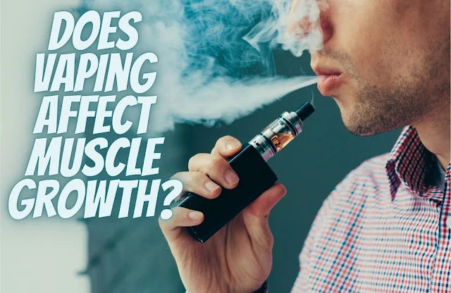 a man vaping