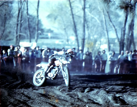 Magoo at Hangtown MX AMA event in Plymouth CA 1976