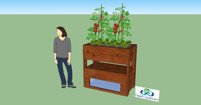 SketchUp Archive DIY wooden aquaponics system | Easy Build ...