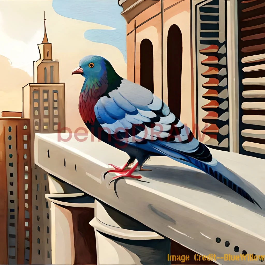 pigeon drawing