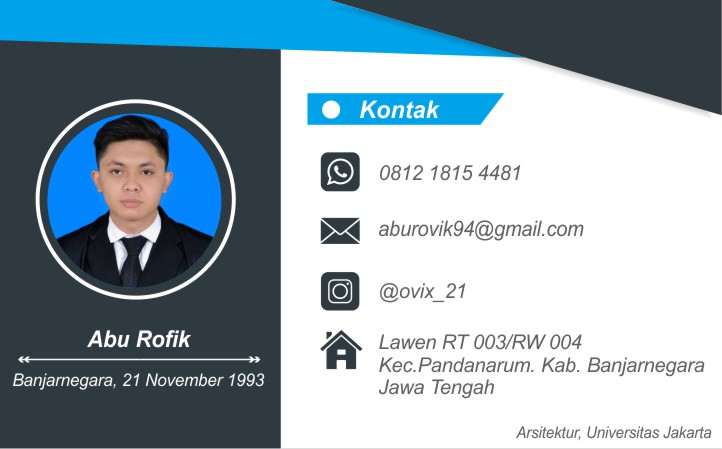 profil arsitek Abu Rofik