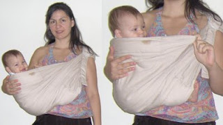 Δυσκολία στη σωστή τοποθέτηση του μωρού στα slings με κλειστή ουρά
