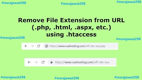 How to remove .php, .html, .htm extensions with .htaccess