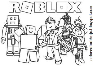 Dibujos de ROBLOX para colorear y pintar🎮
