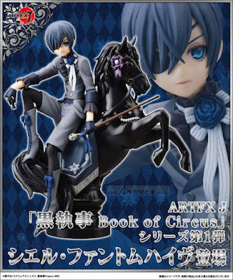 Figura Ciel Phantomhive ARTFX J Kuroshitsuji Book of Circus