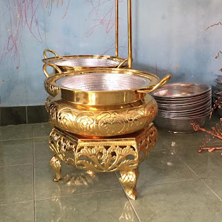 Pemanas Makanan Chafing Dish Kuningan 