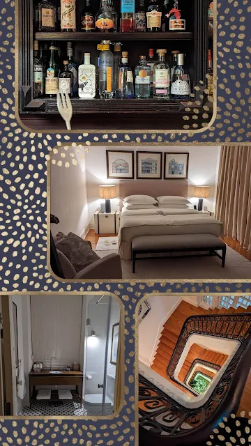 Collage of pictures from Grand House in VRSA in the Algarve