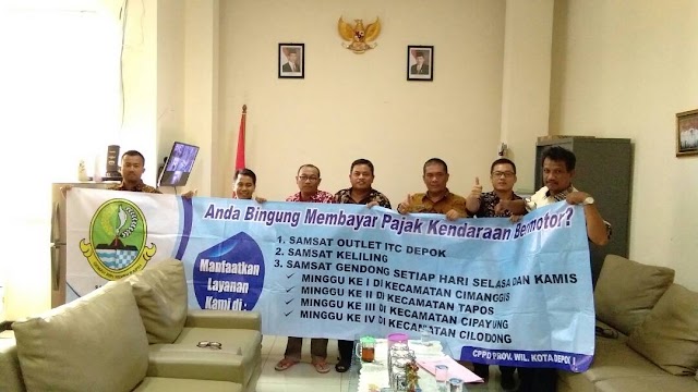 Horee....Layanan Samsat Gendong Depok Sudah Punya Jadwal Tetap