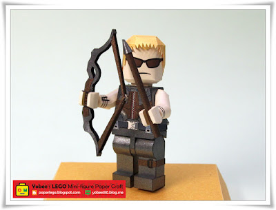 LEGO Hawkeye Paper Craft