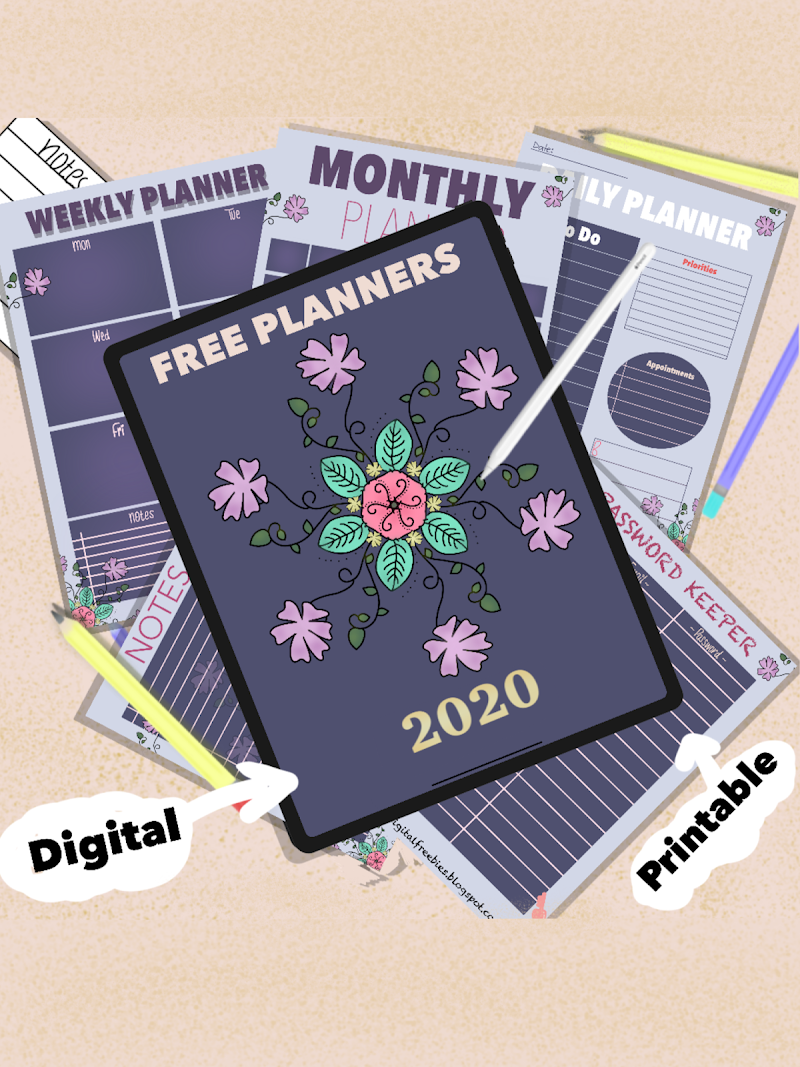 2020 Flower Planners