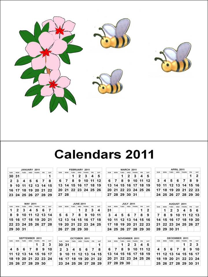 To download and print this Cute Cartoon Printable Calendar from Jan to Dec 