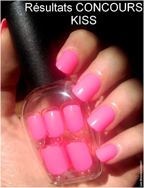 Résultats concours KISS nails - Blog beauté Les Mousquetettes©