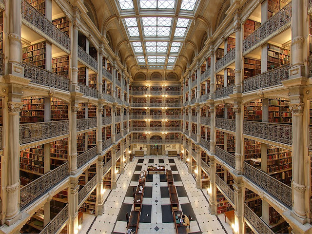 Beautiful Libraries From Around the World by Omar Cherif, One Lucky Soul