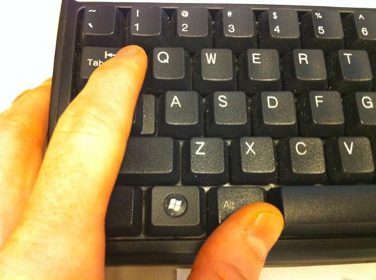 proper workplace keyboard finger placement