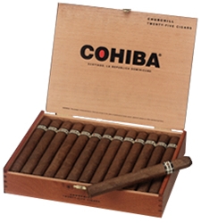 A box of Cohiba cigars