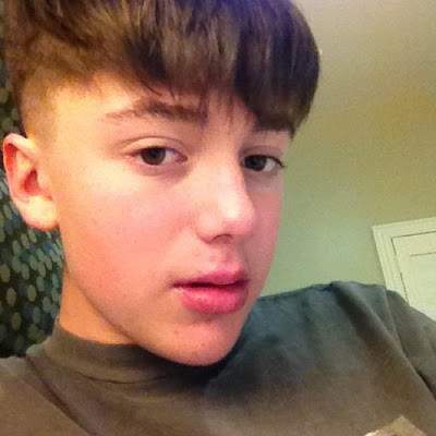 Greyson Chance new haircut and shaved head photo