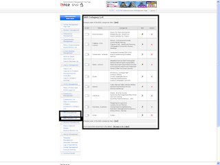 BBS Categories List  You can see and manage the list of  bbs categories.