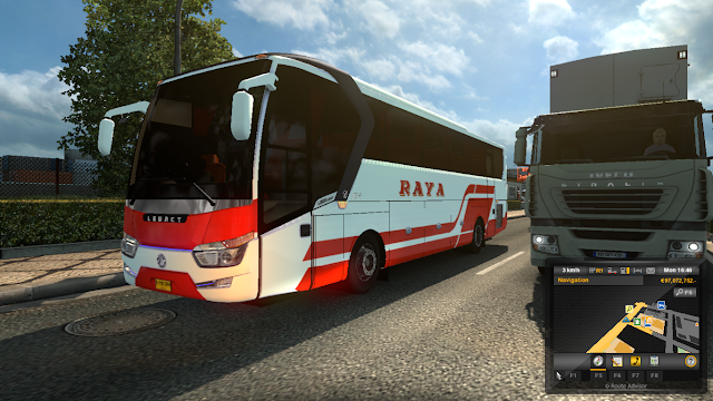 traffic bus laksana sr1 ets2