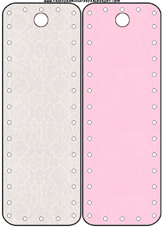 Pink, Lilac and Grey Free Printable Bookmarks.