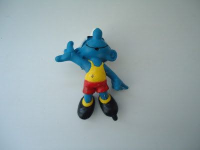 Basketball Smurf Figure W.Germany Peyo Schleich 1980