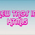 New Tags In Html5