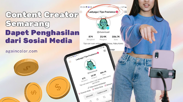 Content Creator Semarang dapat Penghasilan dari Sosial Media