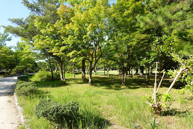 鳥取県米子市西町　湊山公園　和風庭園