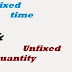 Fixed-time, unfixed-quantity