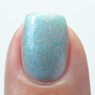 light blue glow in the dark nail polish