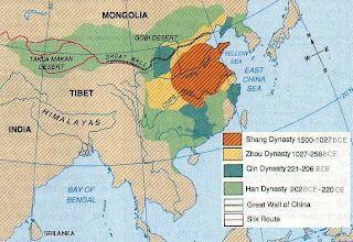 peta dinasti cina kuno