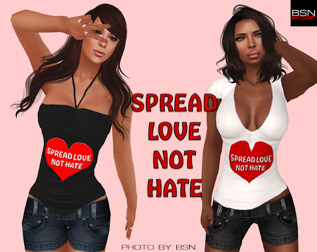 BSN Spread Love Not Hate Freebies