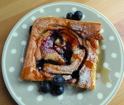 Blueberry & Lemon Sheet Pan Pancake