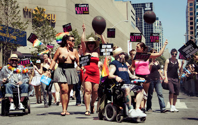 Toronto ON Ontario Photography Sarah DeVenne Live Performers Pride Parade LGBT LGBTQ LGBTQ+ LGBTQ2 Lesbian Gay Bi Bisexual Trans Transgender Transsexual Queer Questioning Intersex Asexual Ally Pansexual