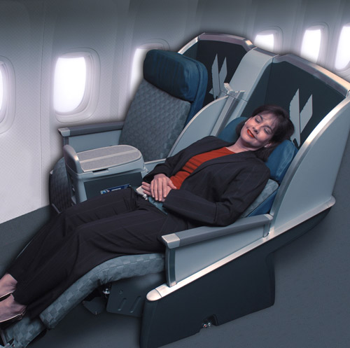 airplanepics: american airlines business class lie flat 