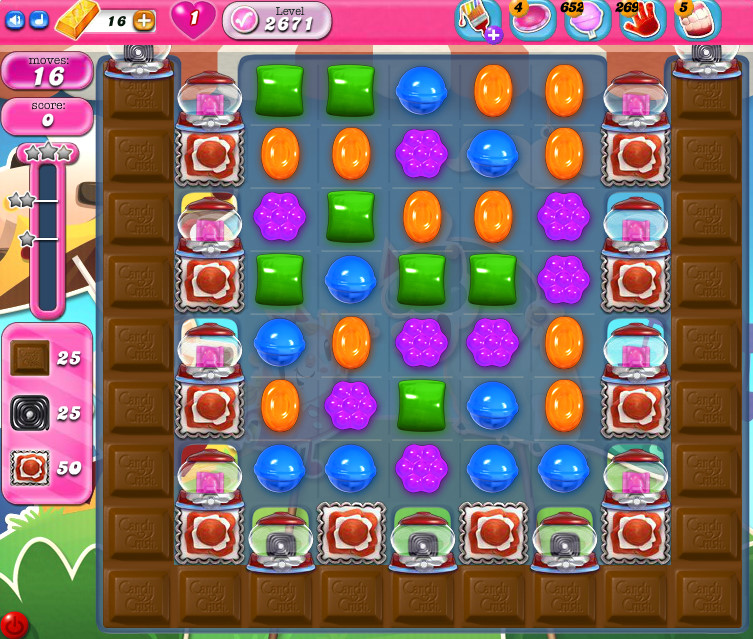 Candy Crush Saga level 2671