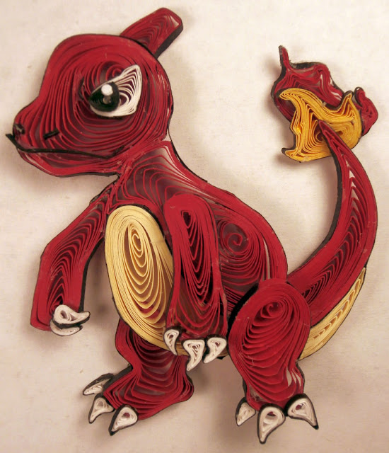 paper quilling cartoon characters