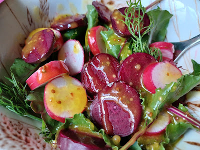 Raw salad lunch