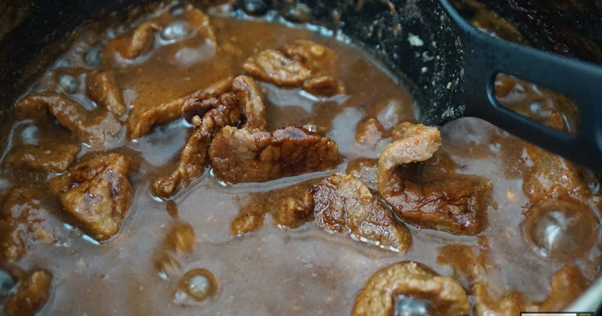 Resepi Mudah  Daging Masak Black Pepper