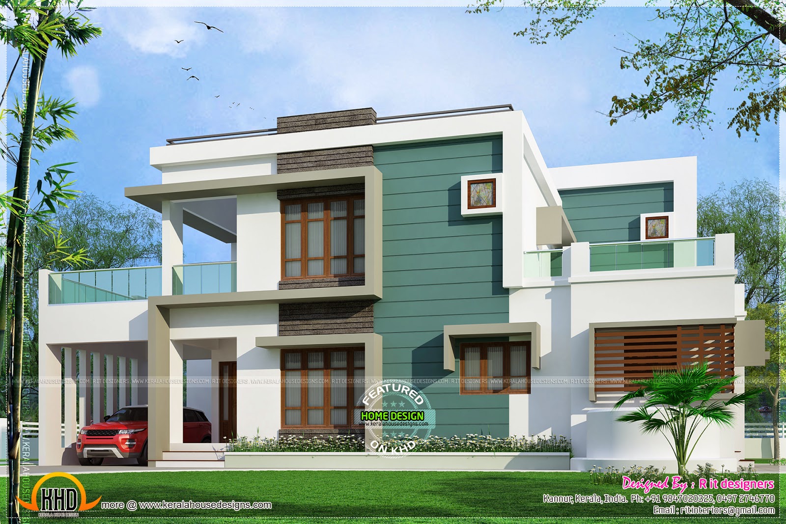 Kannur home design  Kerala home design and floor plans